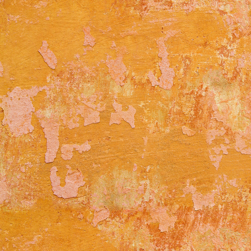 Orange Grunge Wall