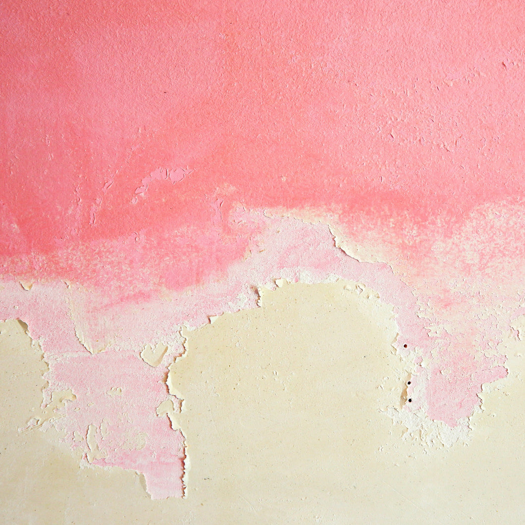 Pink & White Peeling Wall